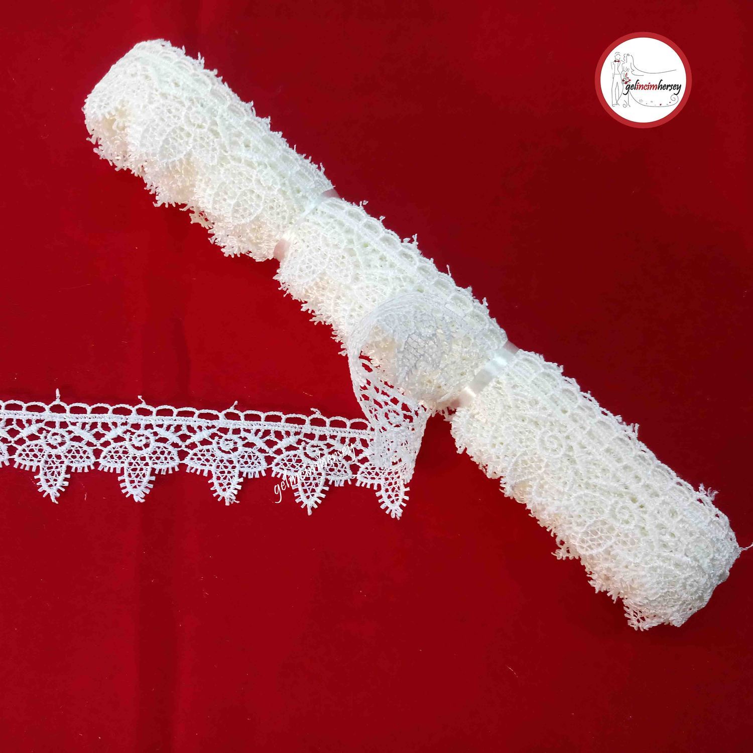 GelincimherseyCilekKremDantelGupur