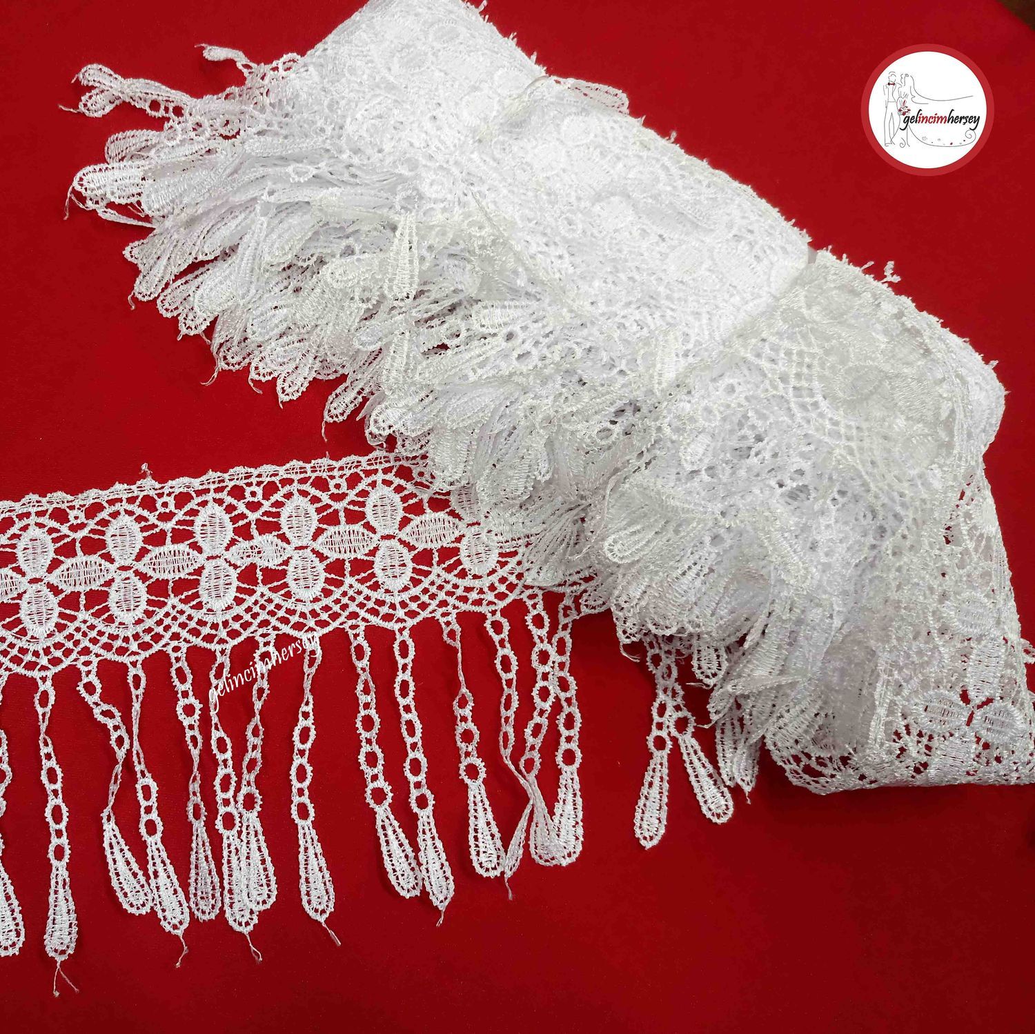 GelincimherseySacakDantelGupurBeyaz