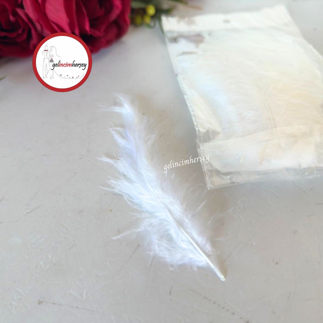 Gelincimherşey100lüKuşTüyüBeyaz1