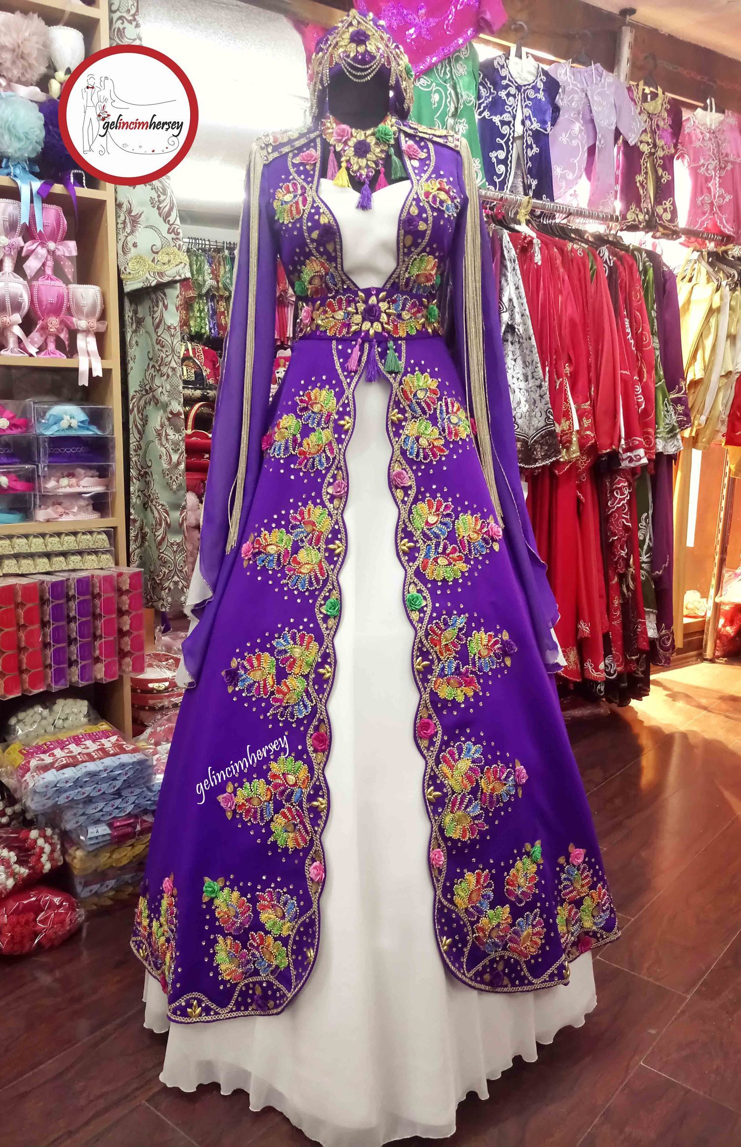 GelincimherseyMorKaftanBindalli