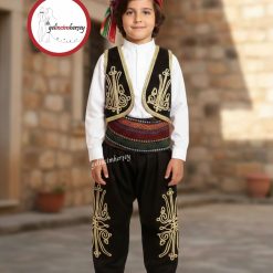 Gelincimherşey Yöresel Geleneksel Erkek Çocuk Şalvar Yelek Tam Takım Kostüm