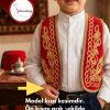 GelincimherşeyYöreselErkekÇocukYelekFesKırmızı