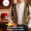 GelincimherşeyYöreselErkekÇocukYelekFesSiyah