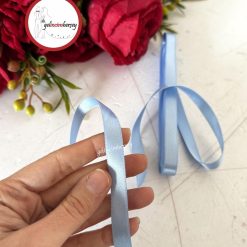 Gelincimherşey 1 cm Saten Kurdele - BEBE MAVİSİ