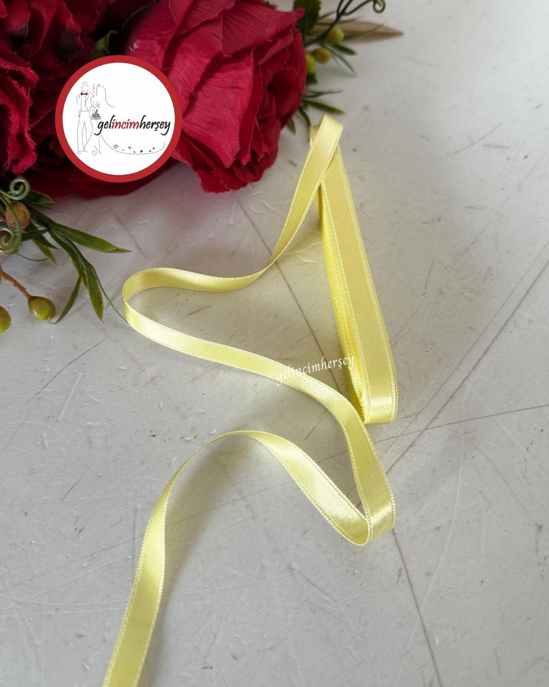 GelincimherşeySatenKurdele1cmSarı