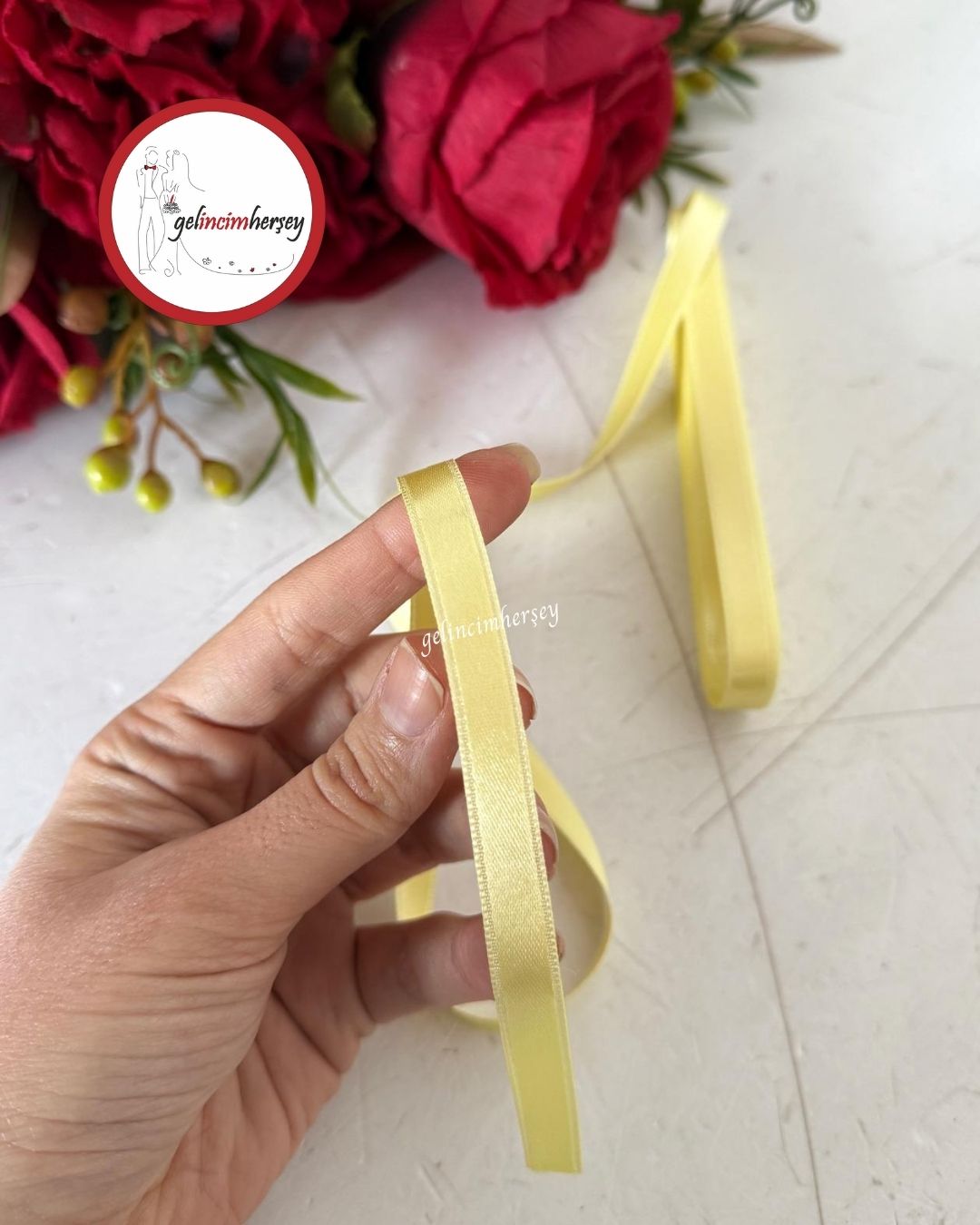 GelincimherşeySatenKurdele1cmSarı2