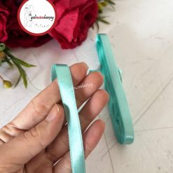 Gelincimherşey 1 cm Saten Kurdele - SU YEŞİLİ