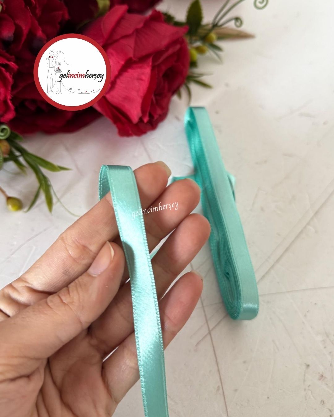 GelincimherşeySatenKurdele1cmSuYeşili2