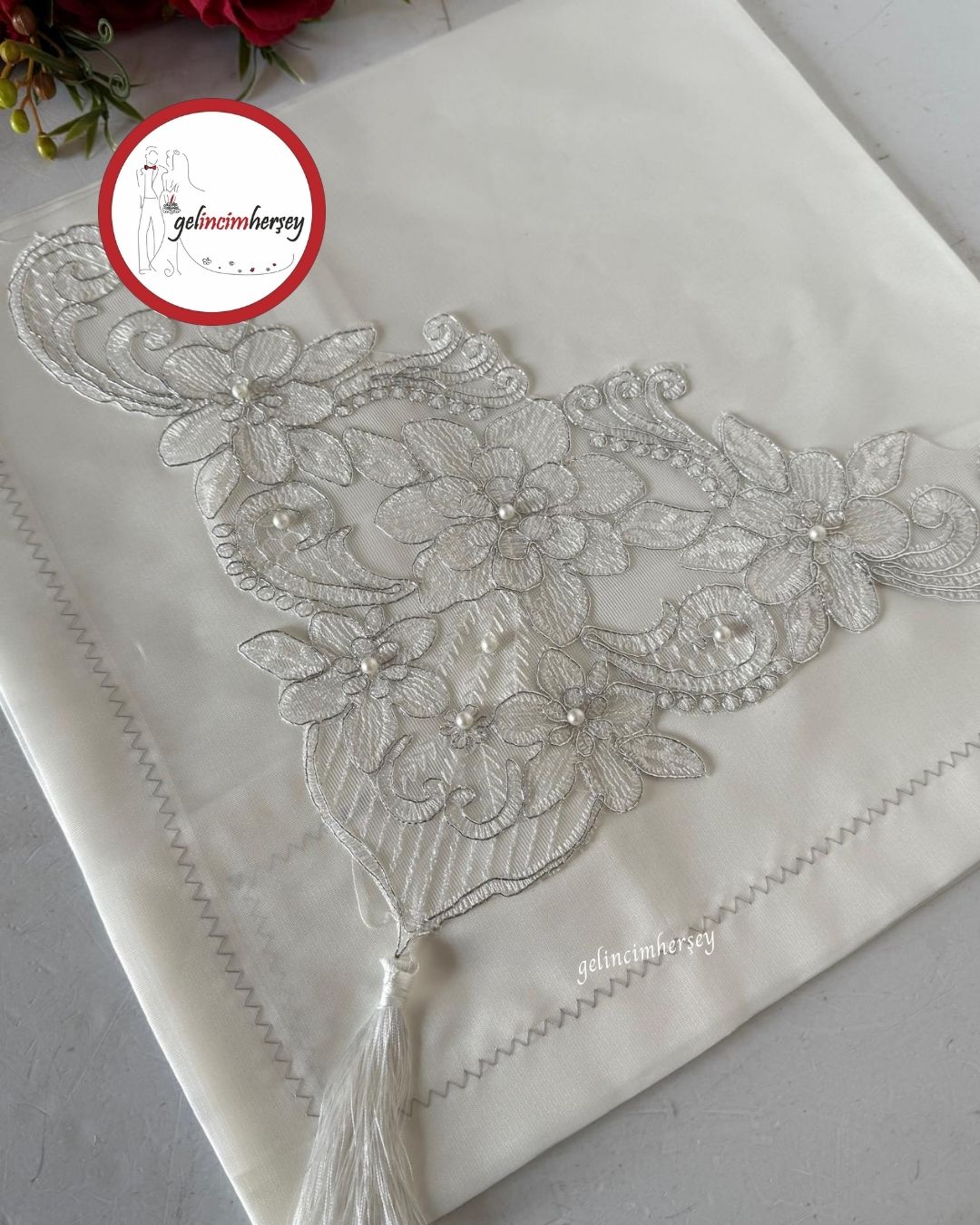 GelincimherşeyİnciliDantelliSatenBohça1