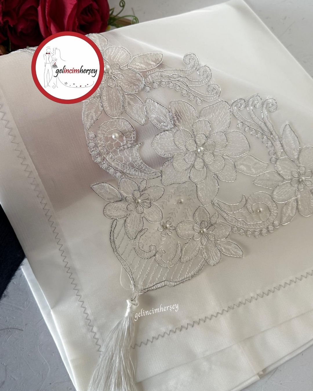 GelincimherşeyİnciliDantelliSatenBohça2