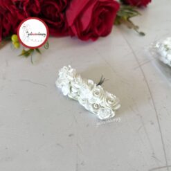 Gelincimherşey 144’lü Süsleme İçin Gül Kağıt Çiçek - BEYAZ