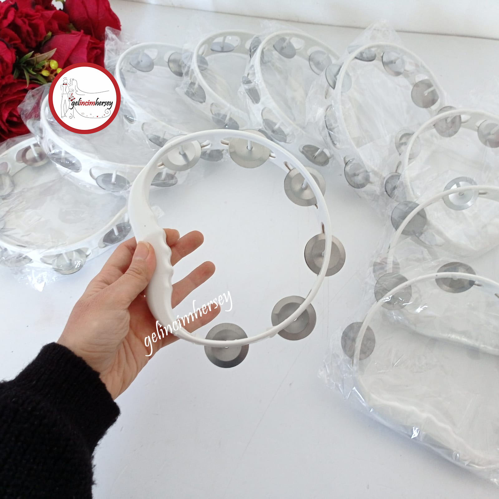 gelincimherşey beyaz plastik tef