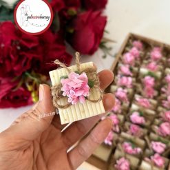 Gelincimherşey 30’lu Çiçek ve Pıtırcık Süslemeli Kokulu Hediyelik Sabun - PEMBE