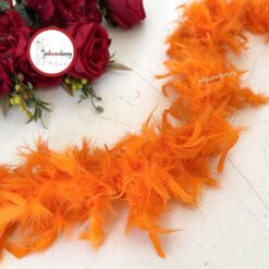 Gelincimherşey Süsleme İçin 2 Metre 60 gr Kaz Tüy Otriş - TURUNCU