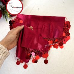 Gelincimherşey 10’lu Saten Kumaş Halay Mendili - BORDO