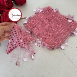 Gelincimherşey 10’lu Pul Payet İşlemeli Halay Mendili - PEMBE