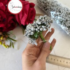 Gelincimherşey 120'li İri Cipso Görünümünde Lüks Pıtırcık Çiçek - GÜMÜŞ