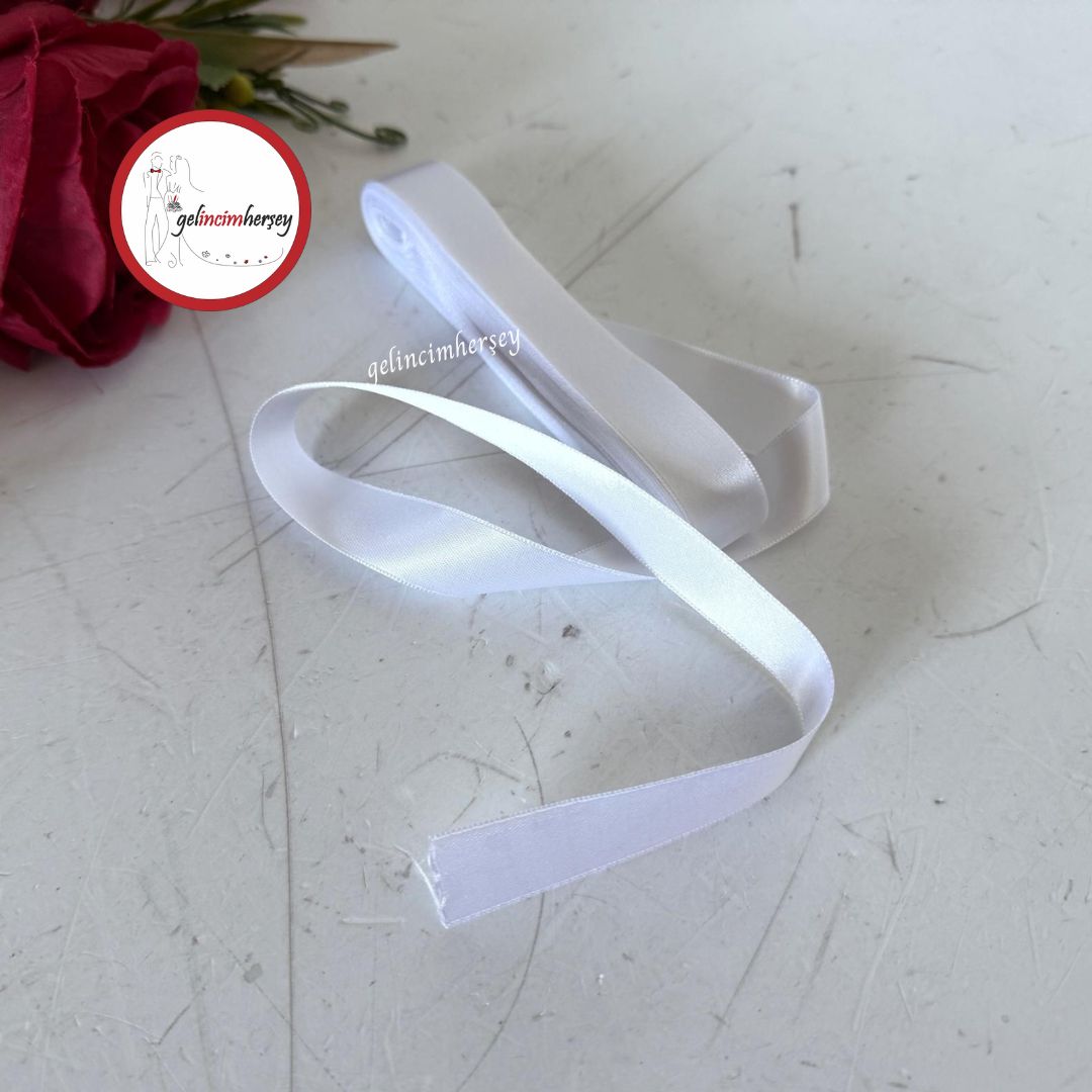 Gelincimherşey2cmSatenKurdeleBeyaz