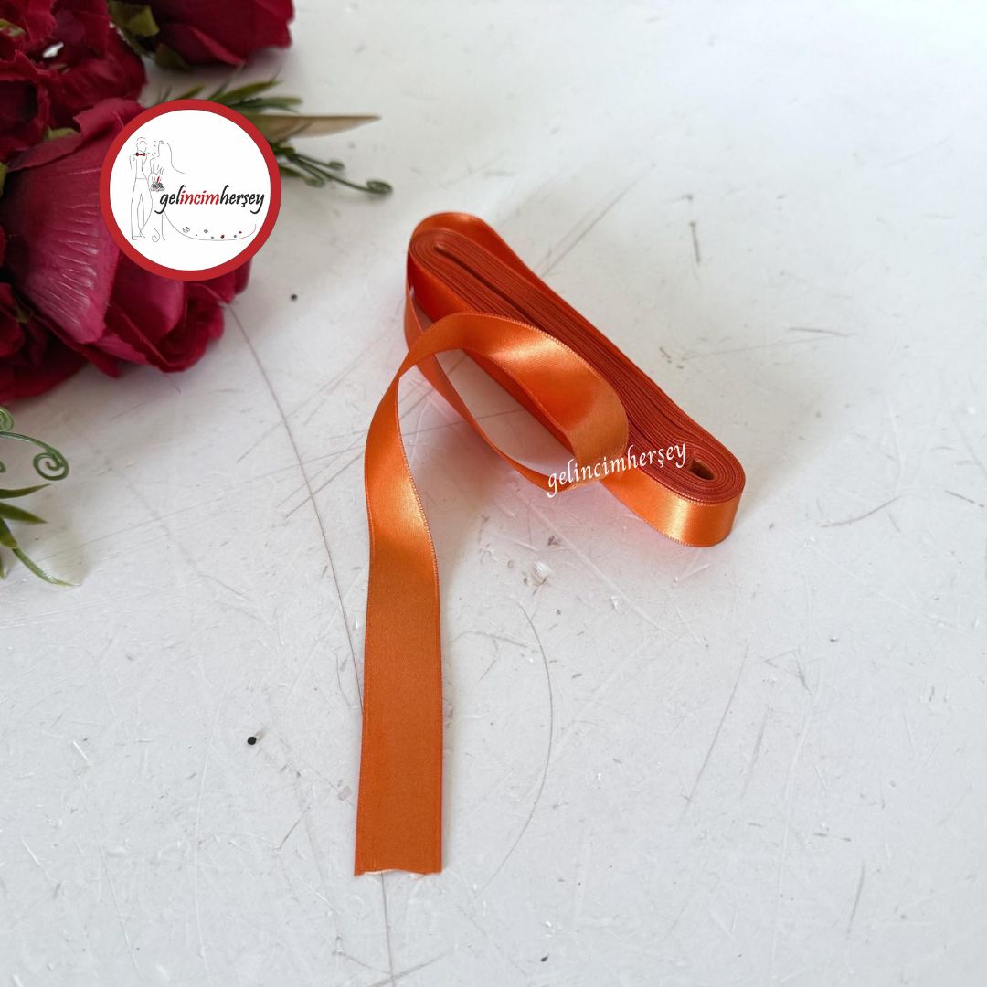 Gelincimherşey2cmSatenKurdeleTuruncu