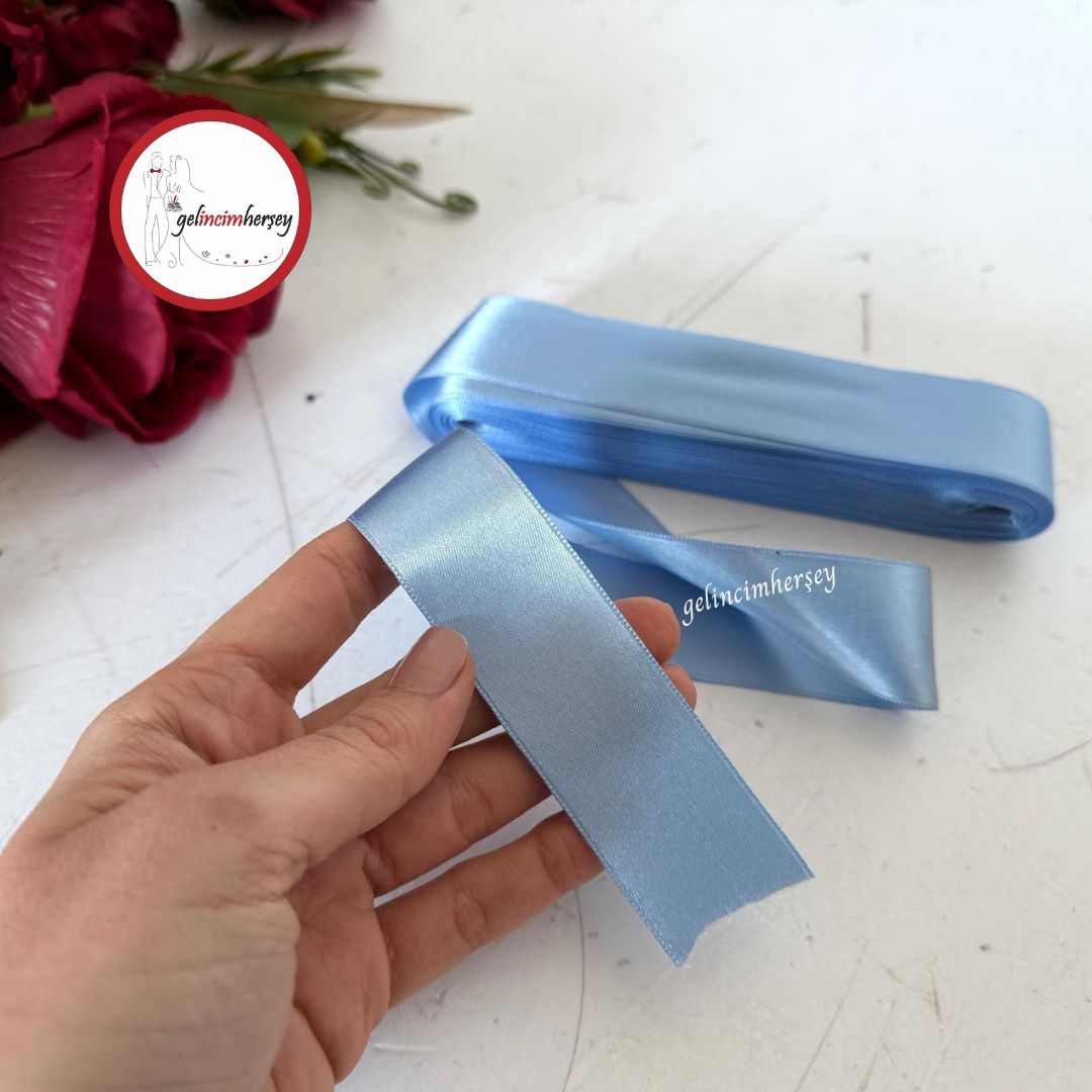 Gelincimherşey3cmSatenKurdeleBebeMavi2