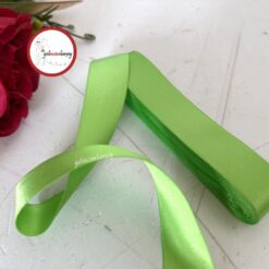 Gelincimherşey 3 cm Saten Kurdele - FISTIK YEŞİL
