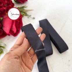 Gelincimherşey 3 cm Saten Kurdele - KOYU LACİVERT