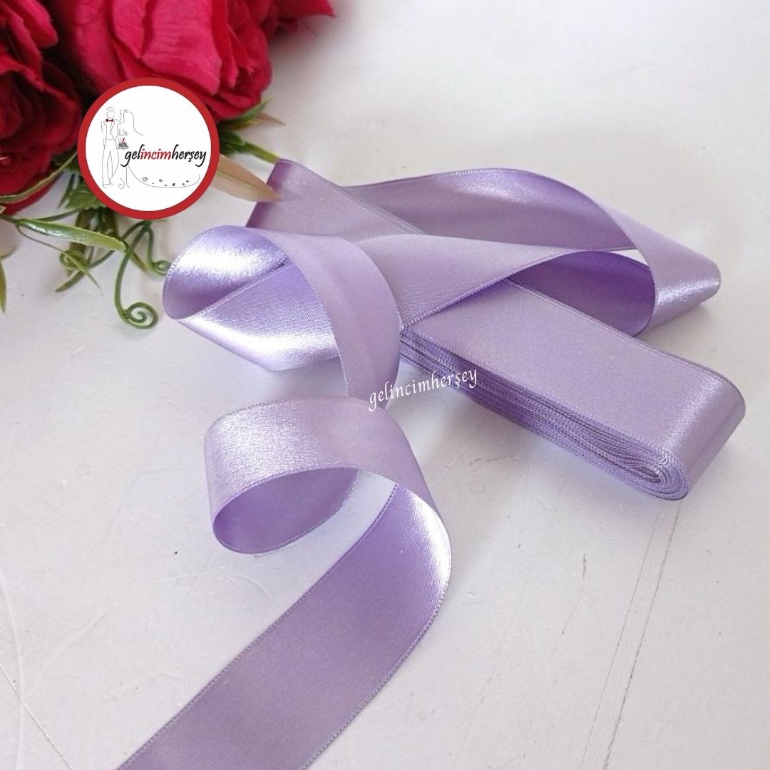 Gelincimherşey3cmSatenKurdeleLila