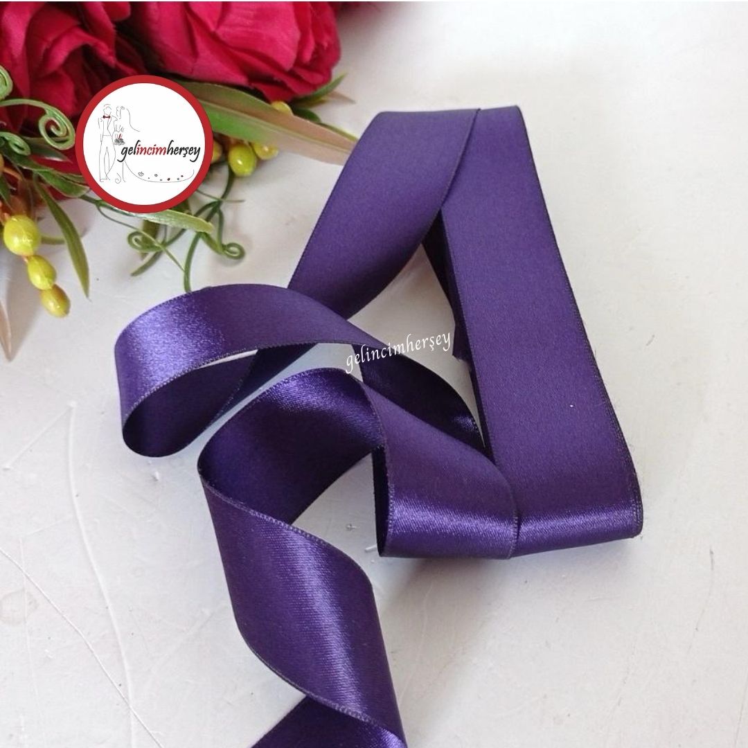 Gelincimherşey3cmSatenKurdeleMor1