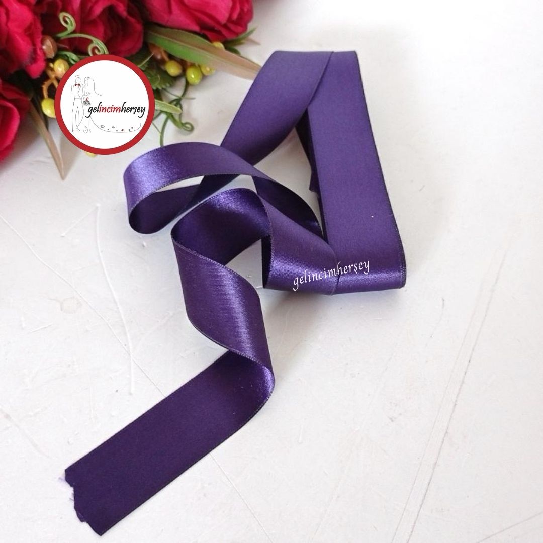 Gelincimherşey3cmSatenKurdeleMor2