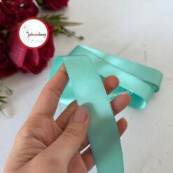 Gelincimherşey 3 cm Saten Kurdele - SU YEŞİLİ