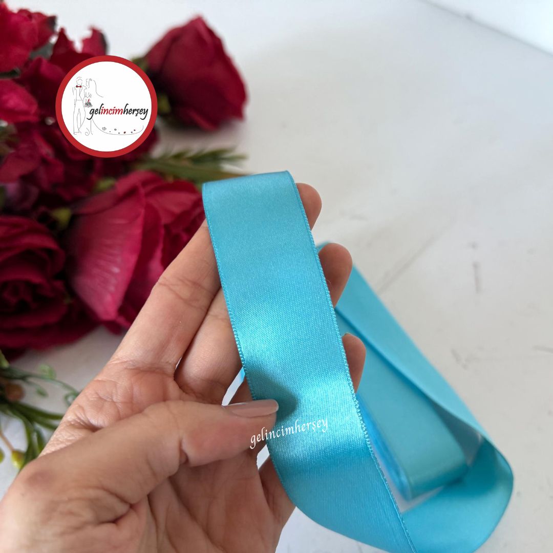 Gelincimherşey3cmSatenKurdeleTurkuaz2