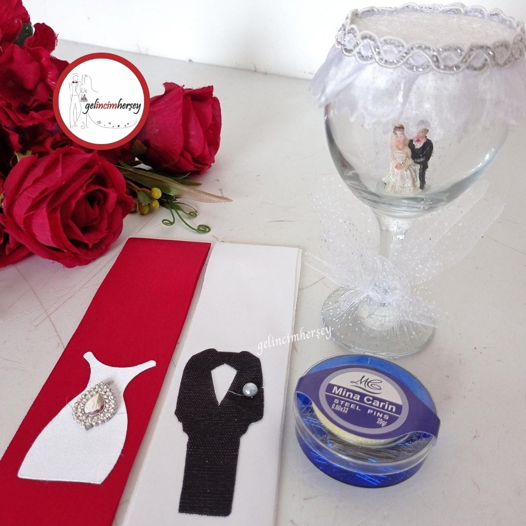 GelincimherşeyGelinDamatDüğünTakıKurdelesiSeti1