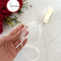 Gelincimherşey 2 cm Organze Kurdele - KREM