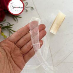 Gelincimherşey Organze Kurdele 2 cm 4 Metre - KREM