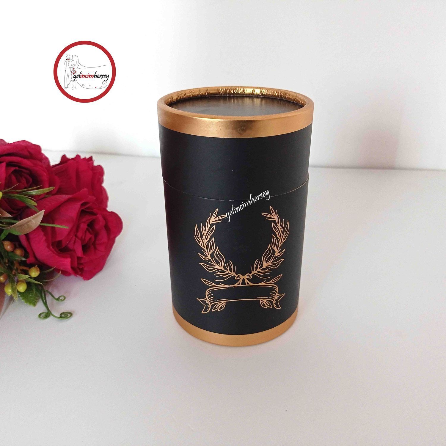 GelincimherşeySilindirKutuluSeccadeTesbihSiyah