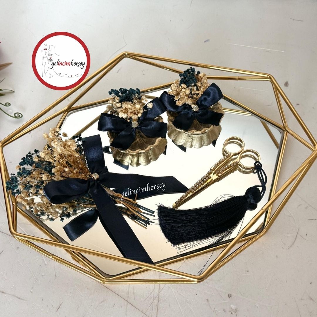 GelincimherşeySözNişanYüzükTepsisiLacivert1