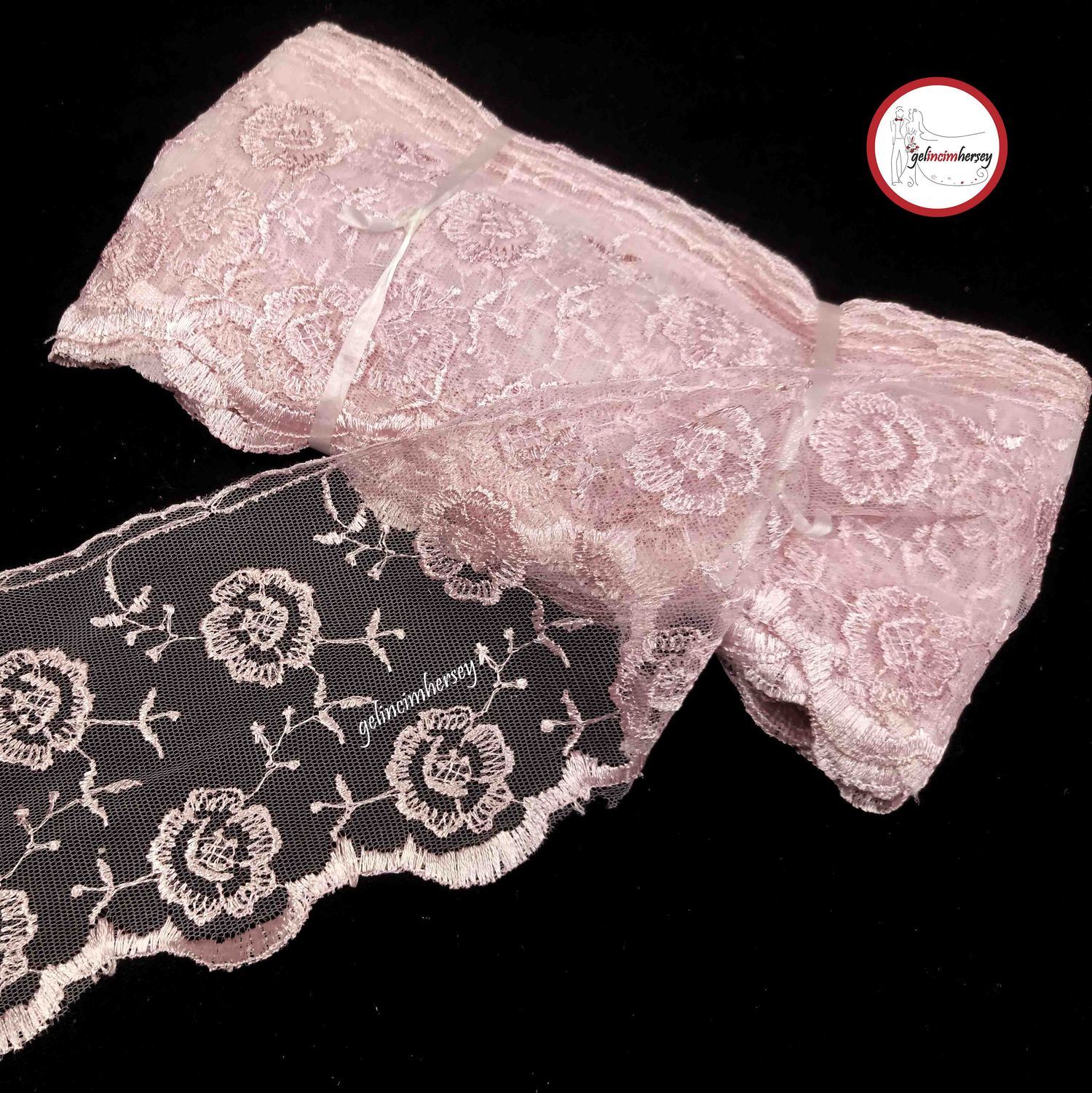 GelincimherseyGenisPudraPembeDantelTulGupur