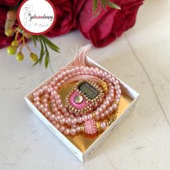 Gelincimherşey Mevlüt Hac Kutulu İnci Tesbih Taşlı Zikirmatik Hediyelik - PUDRA