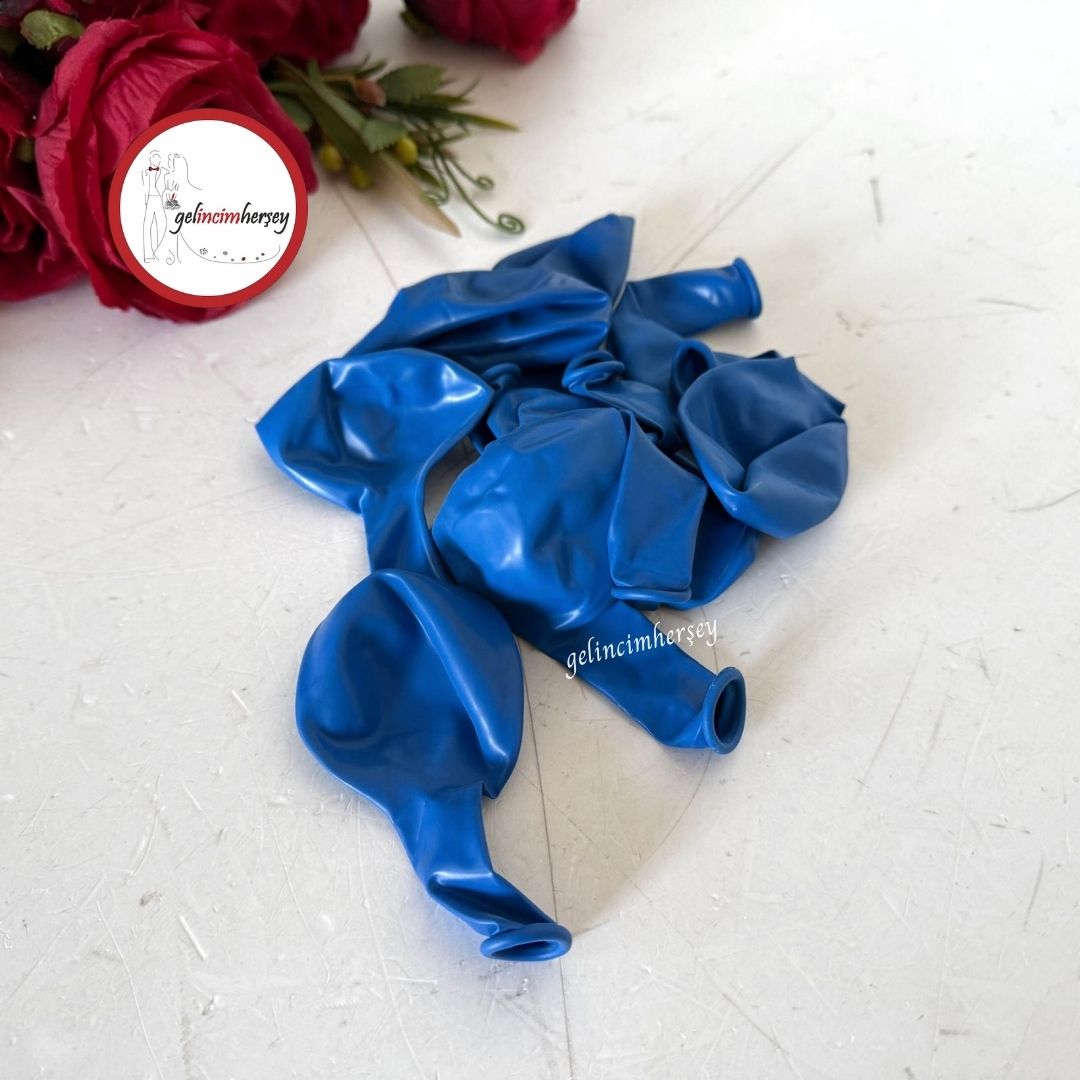 Gelincimherşey10luBalon12inchMavi