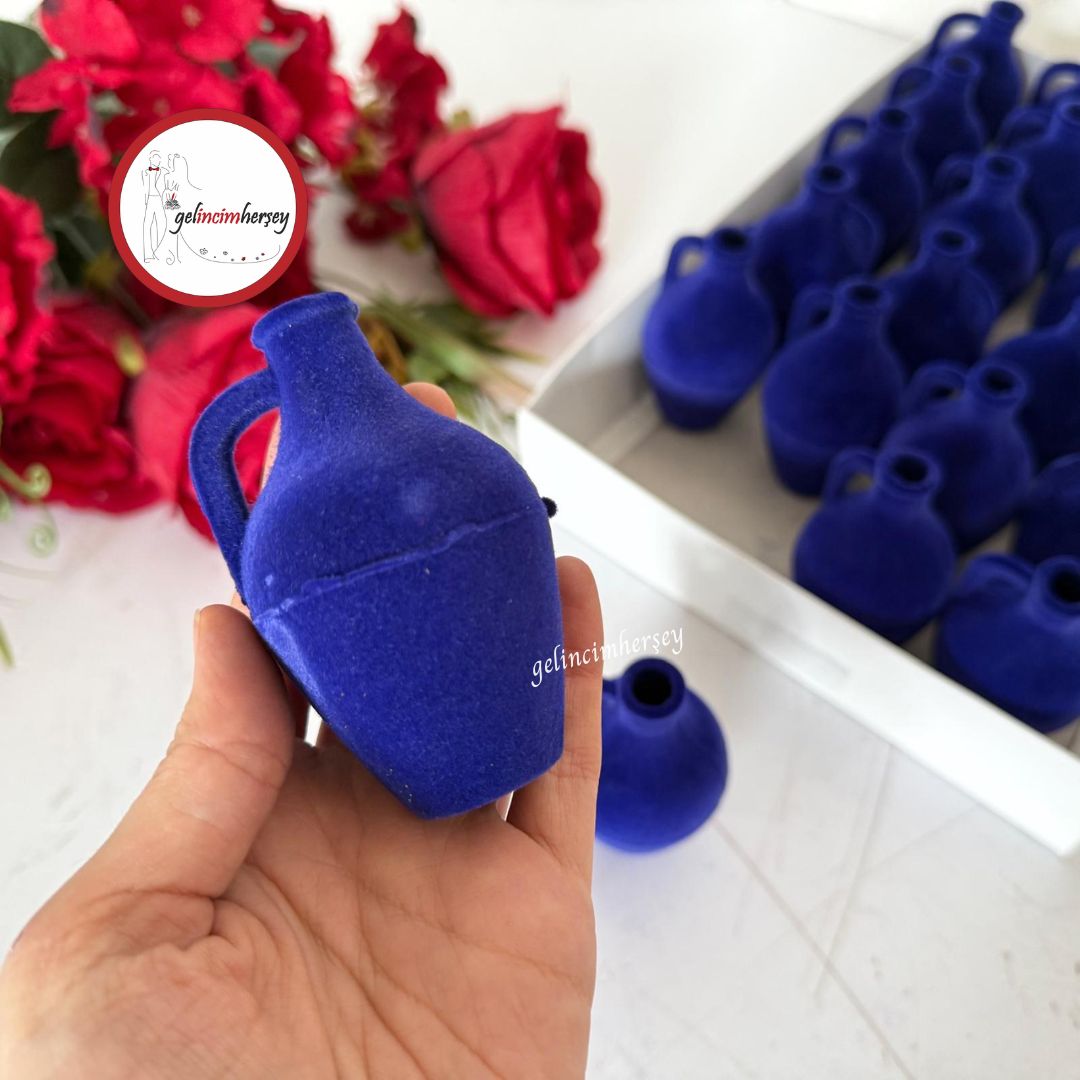 Gelincimherşey24'lüFlokKaplamaMiniTestiHediyelikKınaSaksMavi2