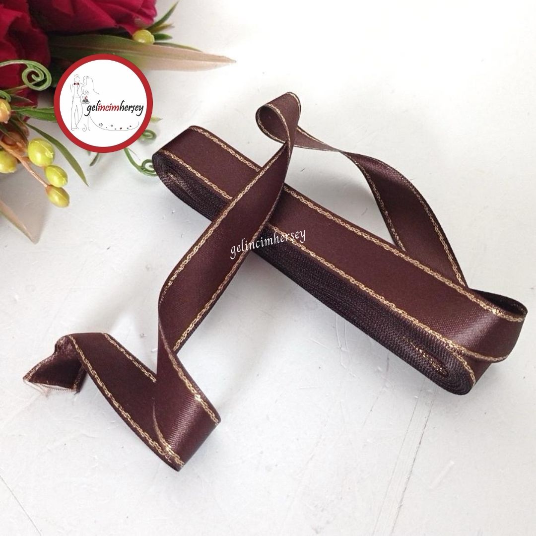 Gelincimherşey2cmSatenKurdeleSimŞeritliKahverengi1