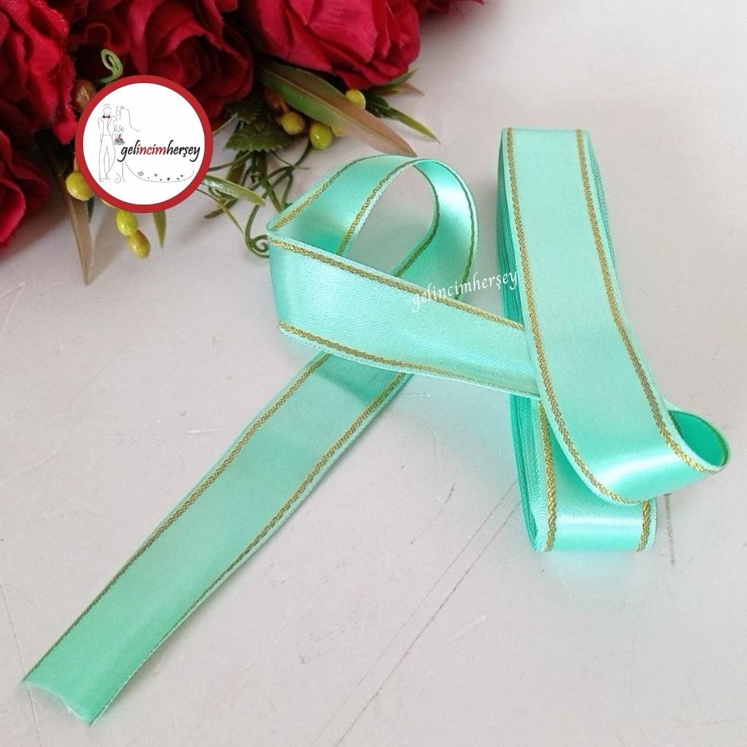 Gelincimherşey3cmSatenKurdeleSimŞeritliSuYeşili1