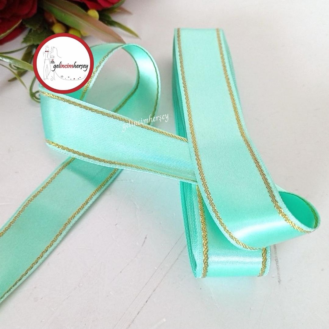 Gelincimherşey3cmSatenKurdeleSimŞeritliSuYeşili2
