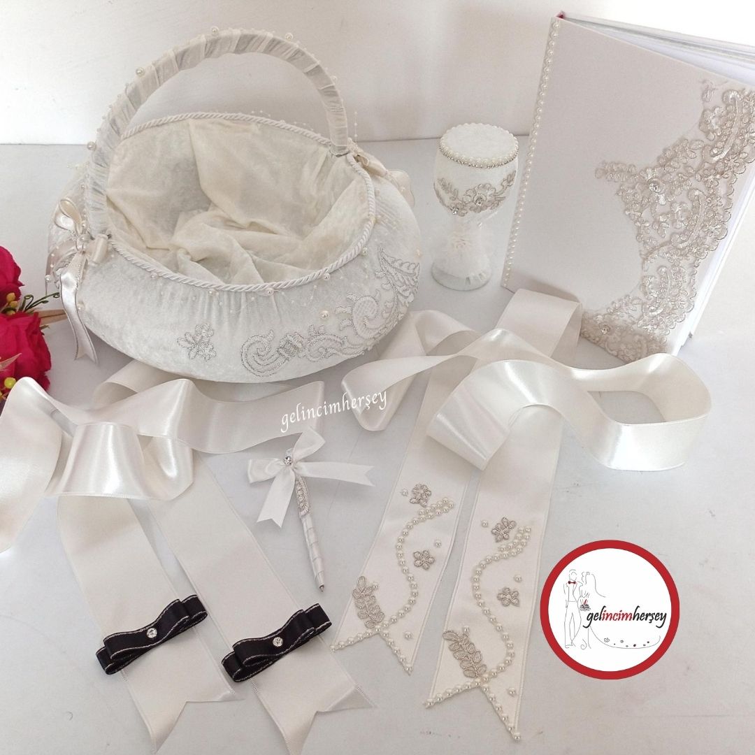 GelincimherşeyDüğünNikahSetiFransızDantelli