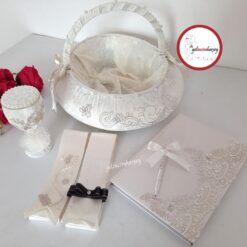 Gelincimherşey Düğün Nikah Seti - Fransız Dantelli