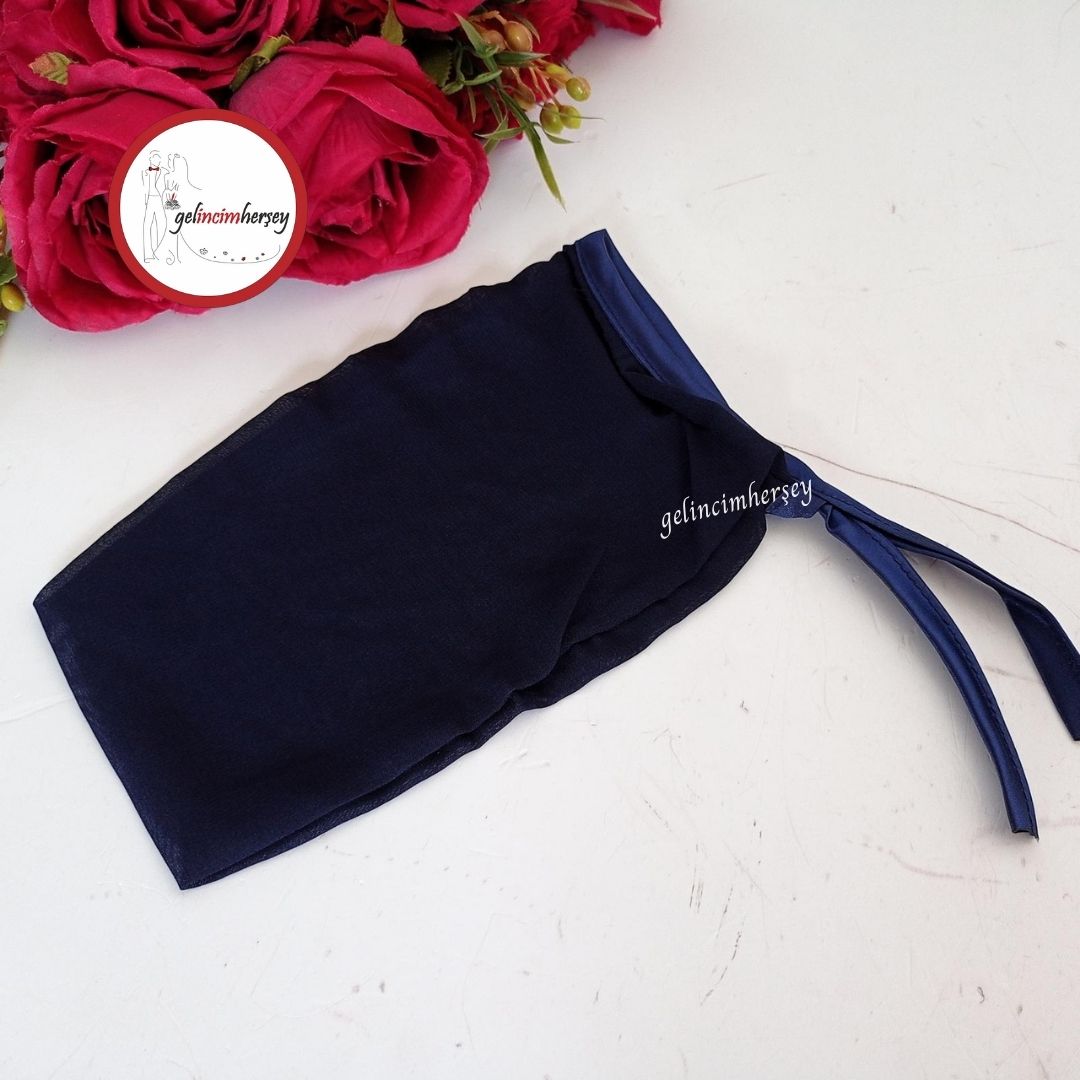 GelincimherşeyLacivertŞifonKumaşBiyeliTuğraNakışlıDamatDuvağıAltın1