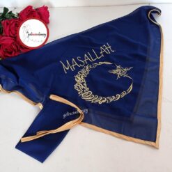 Gelincimherşey Maşallah Nakışlı Şifon Sünnet Çocuğu Duvağı