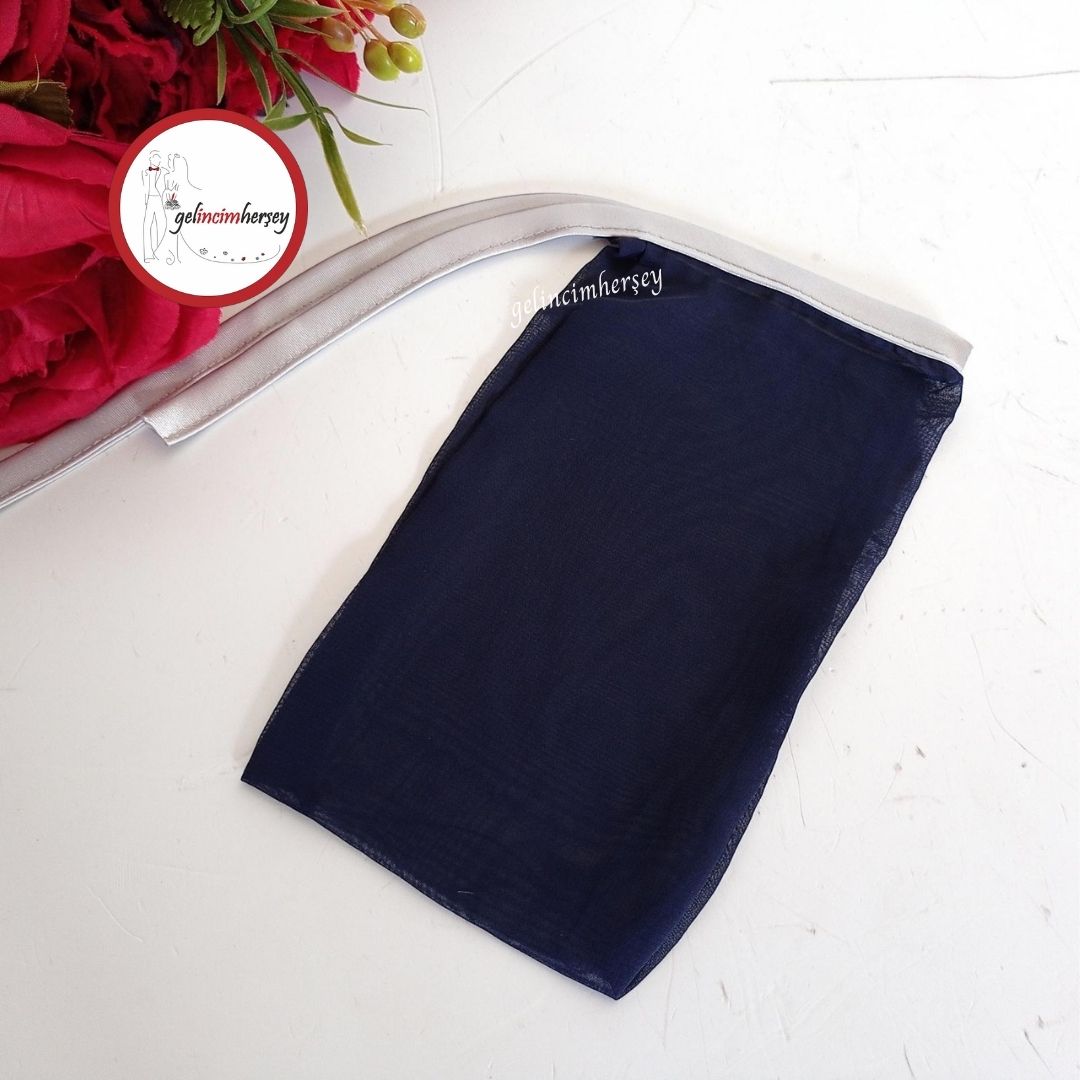 GelincimherşeyMaşallahNakışlıŞifonSünnetÇocuğuDuvağıLacivert-Gümüş2