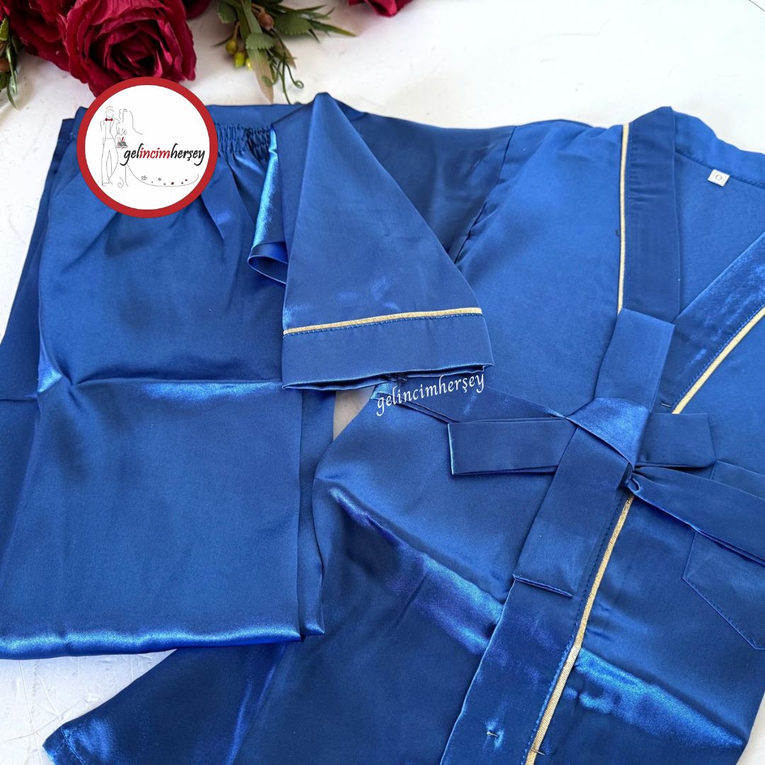 GelincimherşeySatenSünnetPijamasıSaksMavi