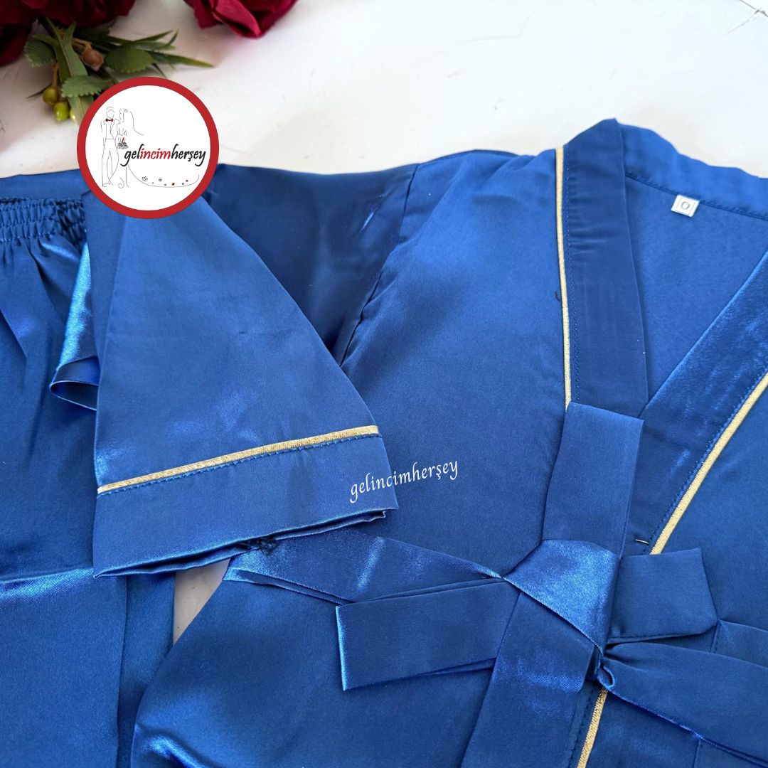 GelincimherşeySatenSünnetPijamasıSaksMavi1